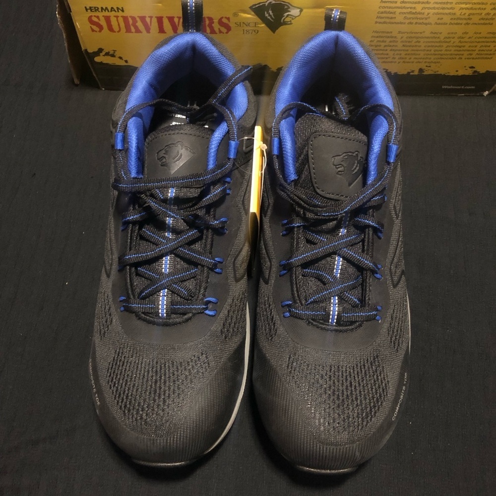 Herman Survivors Men’s Composite Toe Slip Resistant Work Shoes Size 8.5 Cassle - Picture 2 of 6